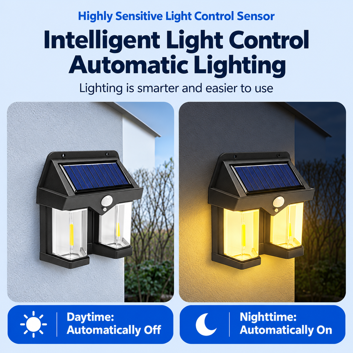 Solar wall light