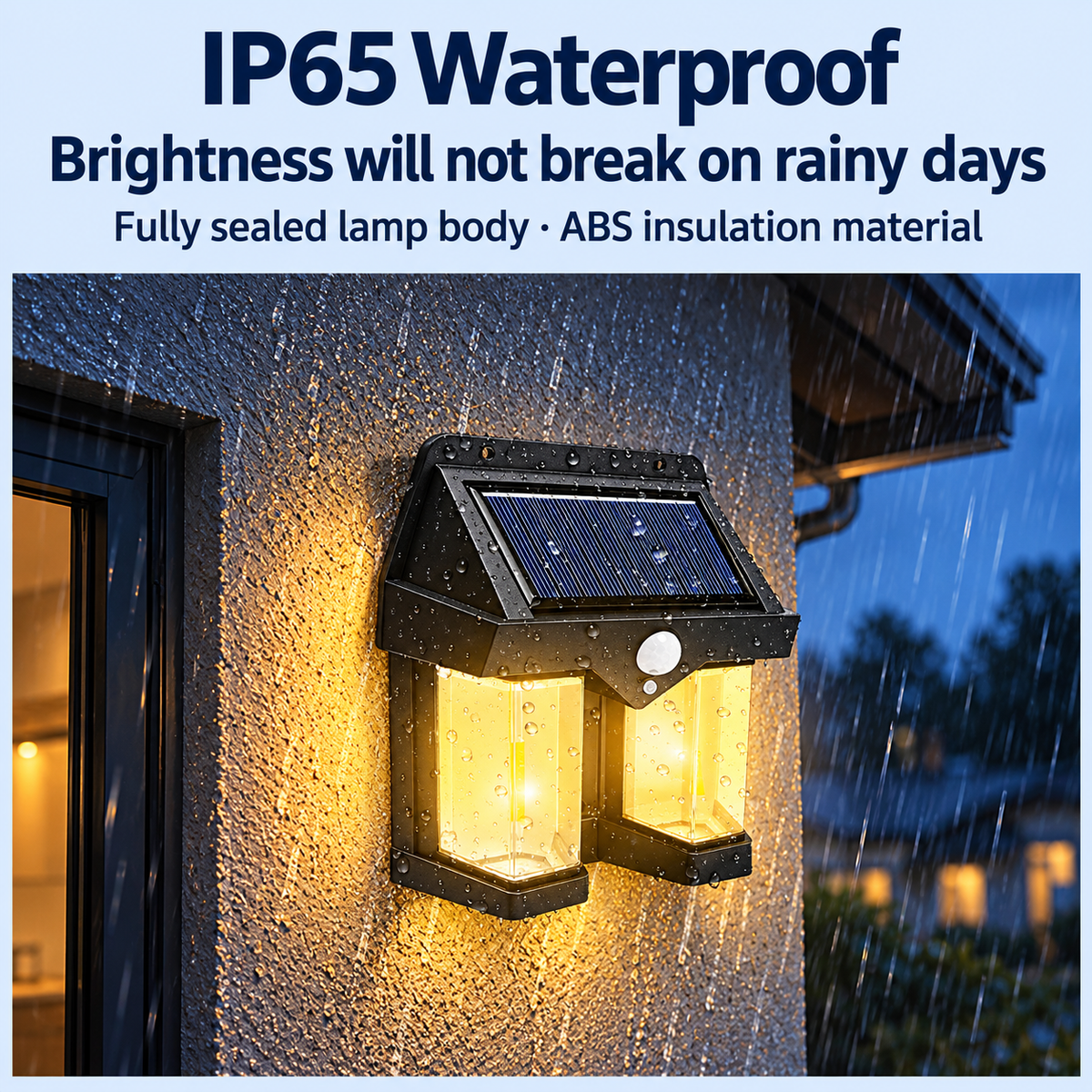 Solar wall light